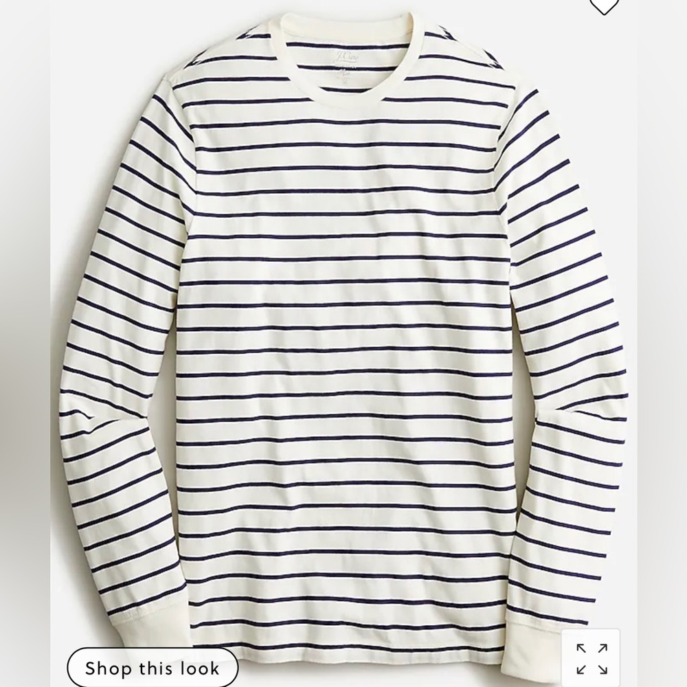 NWT J. Crew Factory Striped Long-Sleeve Tee